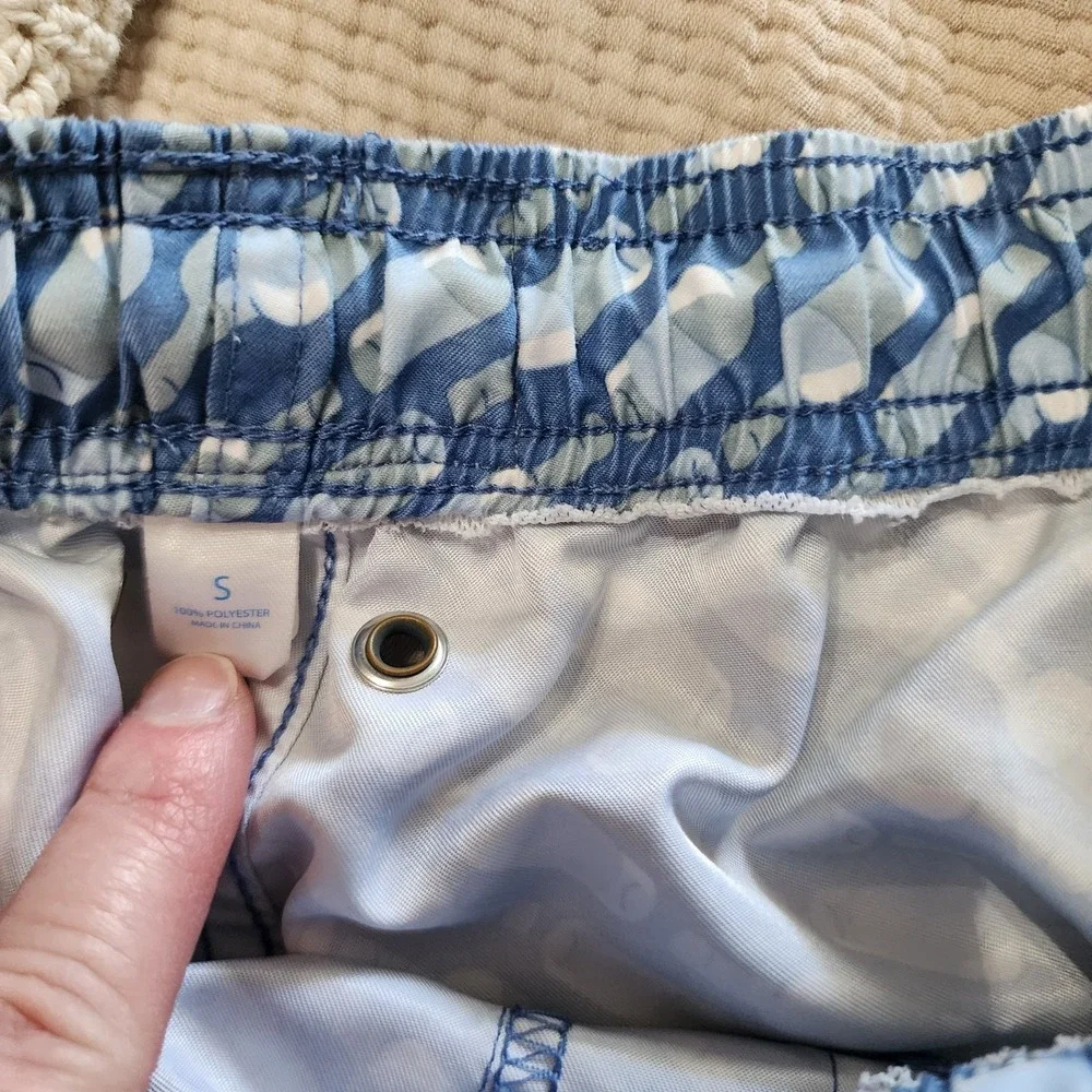 Southern Tide Mens Bottle Print Swim Trunks Preppy Dapper‎ Elevated Size Small